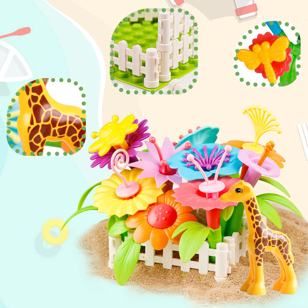 Funbud garden insects and fences detail encouraging tactile exploration