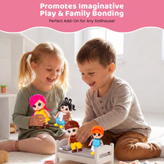 FUNERICA velvety puppies add cuddly charm to dollhouse adventures.
