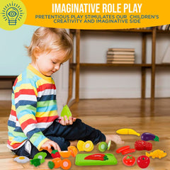 FUNERICA cuttable play food banana offers vibrant color recognition and pretend kitchen fun.