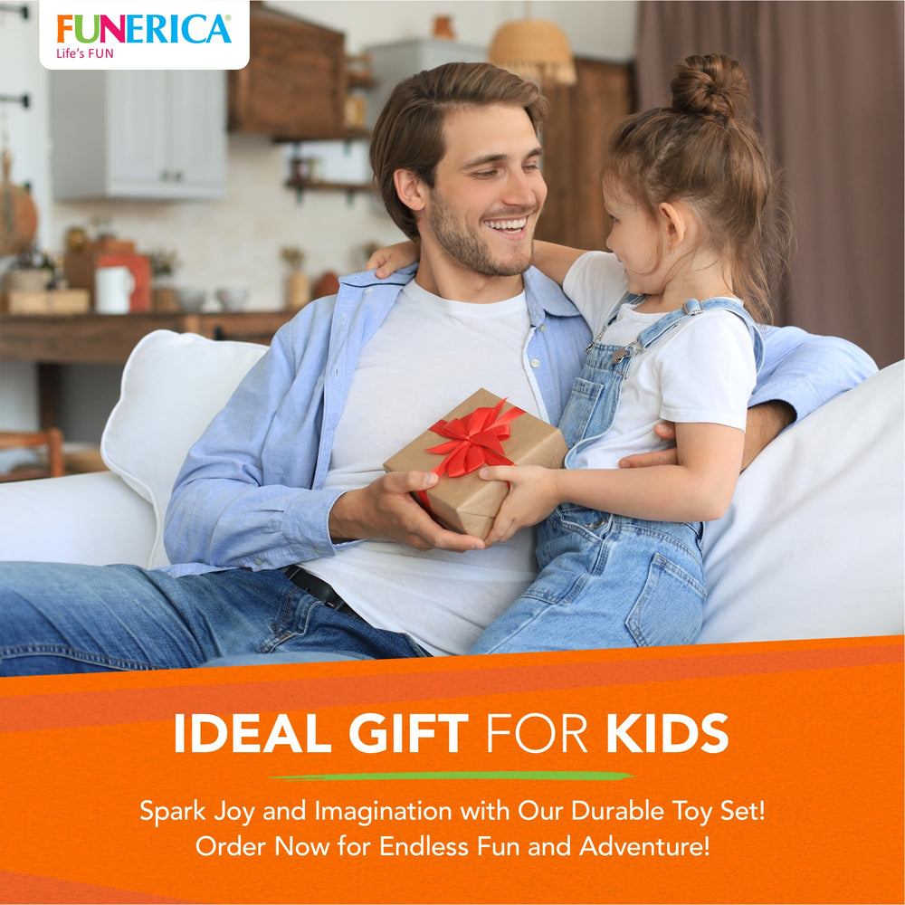 FUNERICA gift-ready box makes a great present for creative playdates.