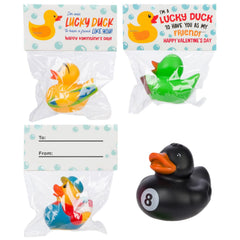 Funeta 30-pack rubber ducks ready for classroom Valentine exchanges.