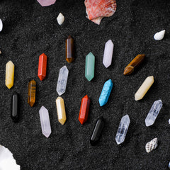 Funewest Tigers Eye crystal stone paired with a card for meaningful gift exchanges