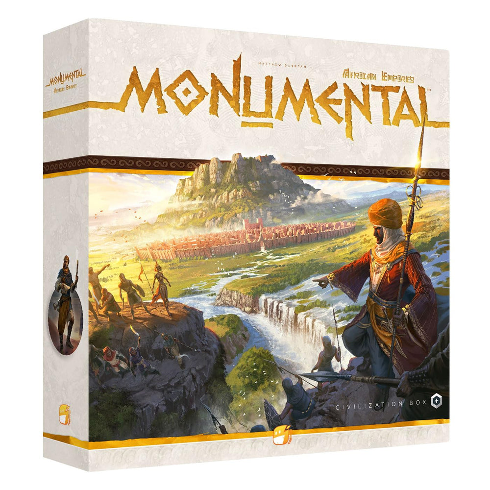 Funforge Monumental African Empires Expansion features a modular map layout for flexible strategy.