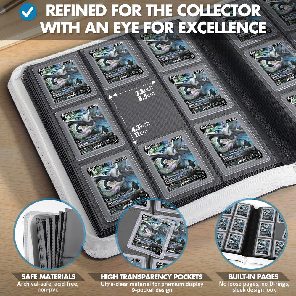 252-card capacity showcased for full card collections