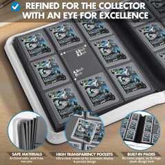 252-card capacity showcased for full card collections