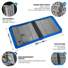 FunGuys Toploader Binder Exo-Tec exterior offers water-resistant protection.