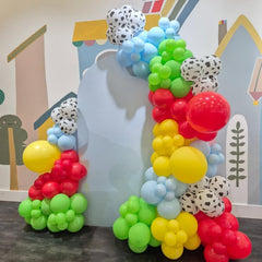 FunHot balloon arch DIY setup to create a stunning backdrop