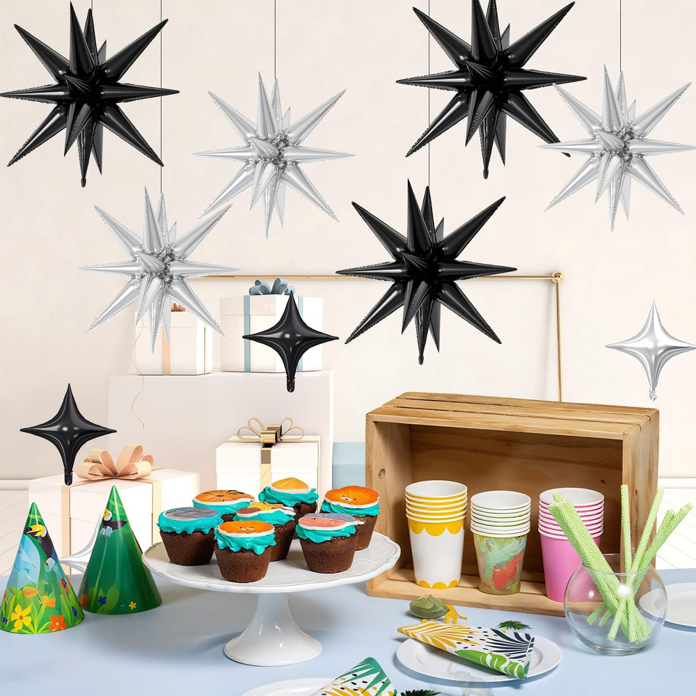 FunHot black ribbon included to tie balloons stylishly.