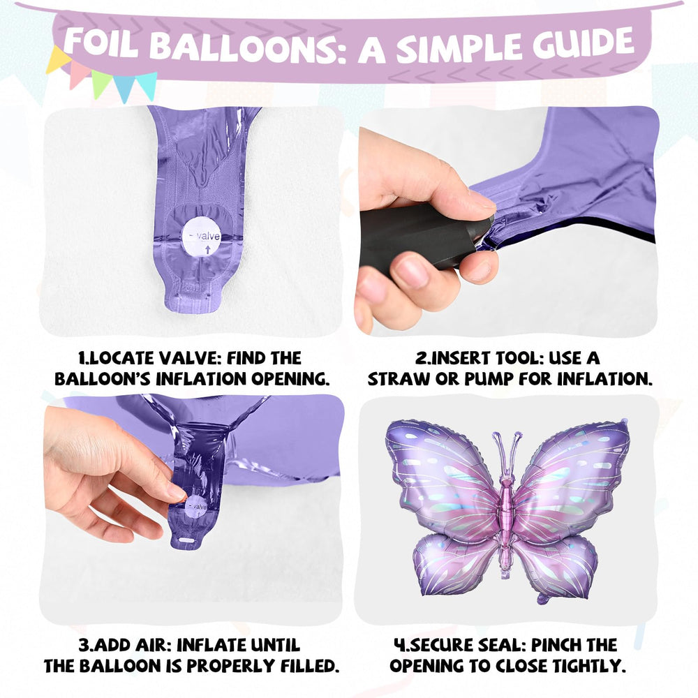 FunHot lavender and yellow latex balloons for soft, elegant garlands