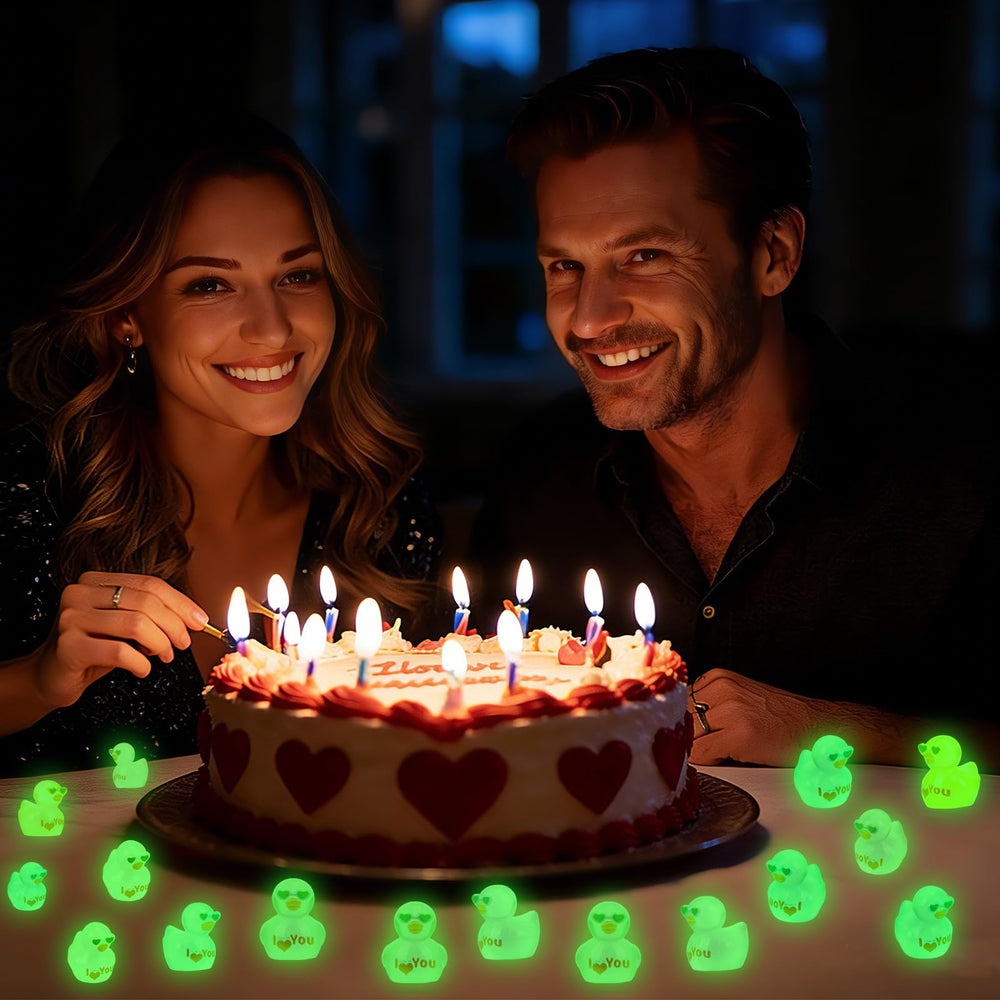 FUNID glow ducks enhance craft projects and terrariums with subtle light
