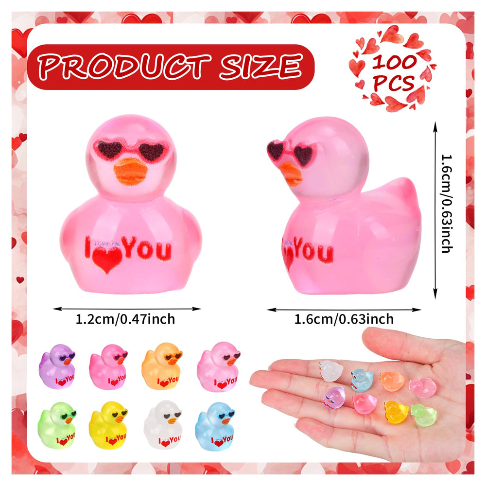 FUNID heart-sunglasses ducks add cute romance to celebrations and table decor