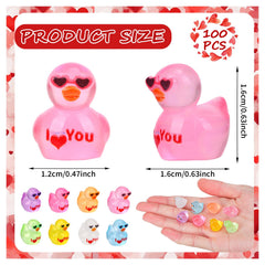 FUNID heart-sunglasses ducks add cute romance to celebrations and table decor