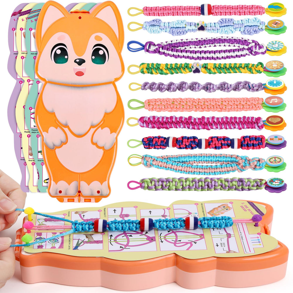 FUNiOi squirrel bracelet kit shown in box front, inviting creative play.