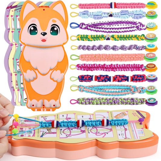 FUNiOi squirrel bracelet kit shown in box front, inviting creative play.