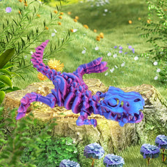 FunisFun dragon on a shelf adds a unique science-inspired decor accent