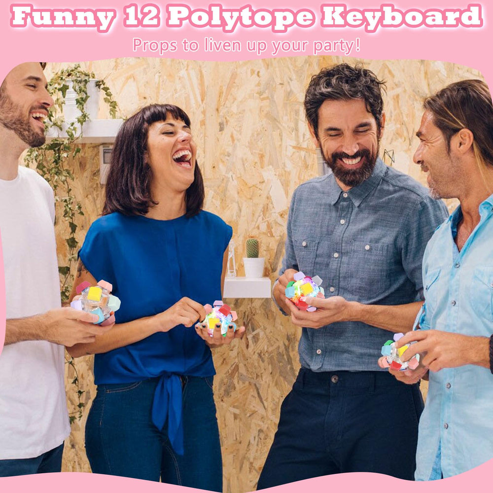 FunisFun keyboard fidget featuring a built-in clicker for tactile feedback.