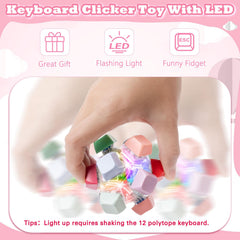 FunisFun keyboard fidget with DIY stickers for personalization and calm.