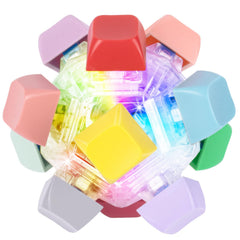 FunisFun keyboard fidget toy with LED light for portable stress relief.