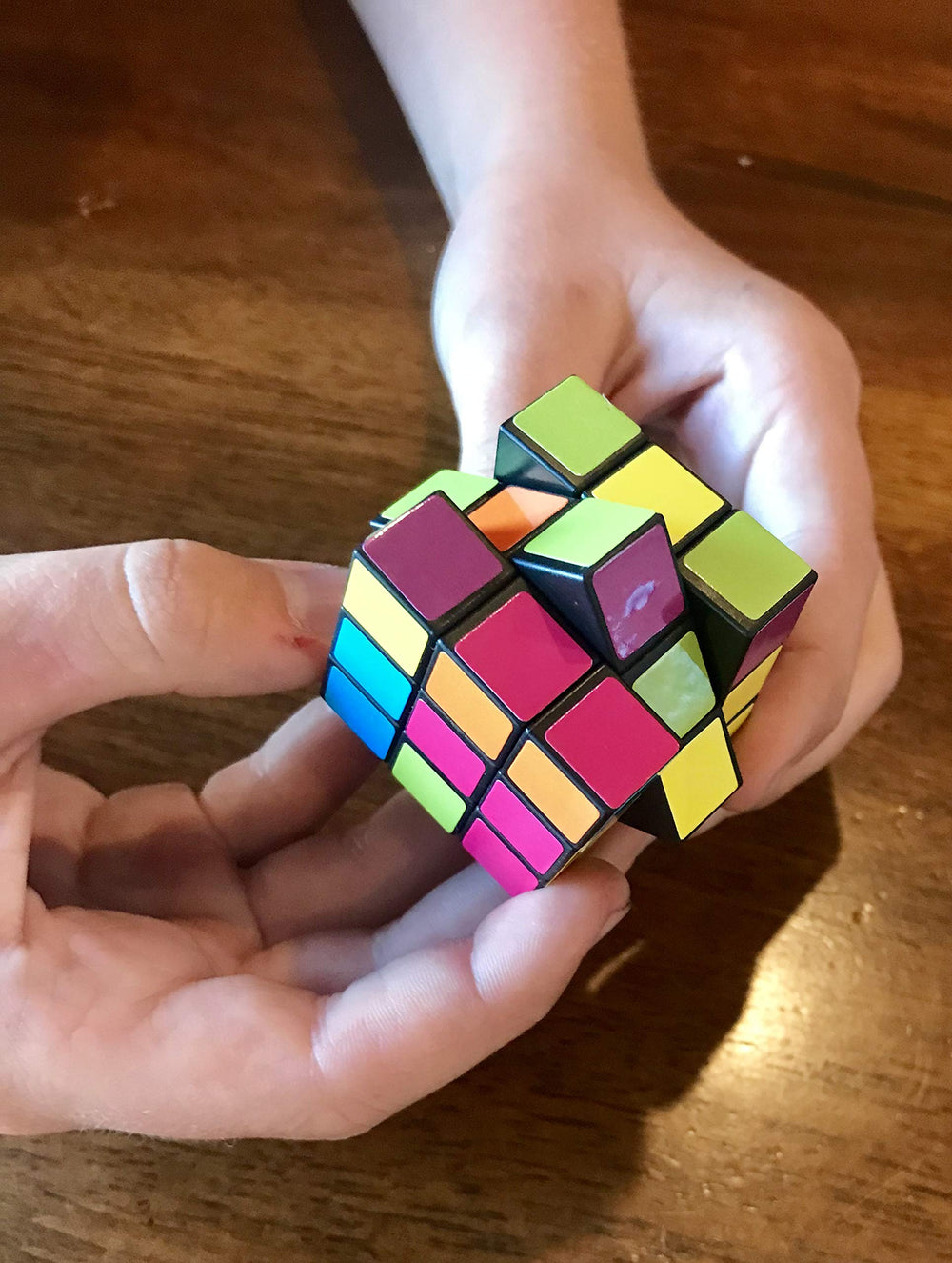 Funiverse party favors in a colorful 3x3 cube set for celebrations