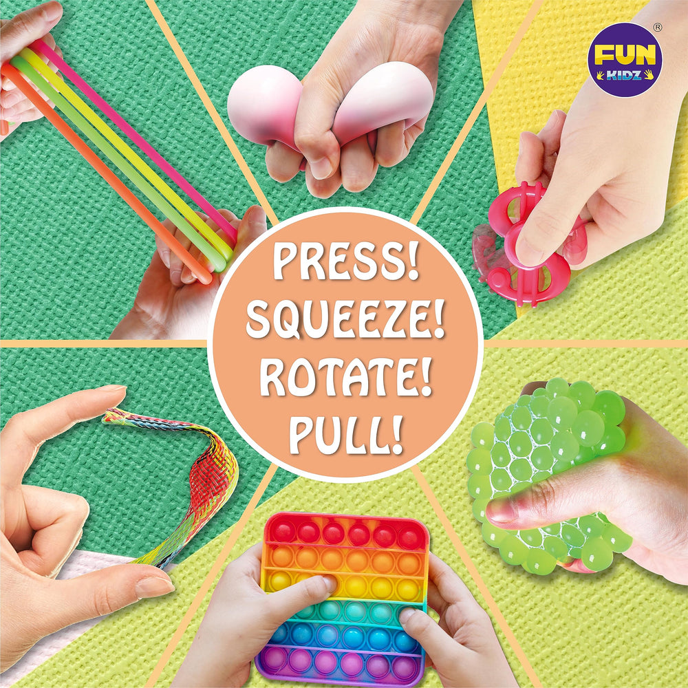 FUN KIDZ braided mesh tubes for fine motor exploration