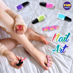 FUNKIDZ eye shadows in bright shades for creative looks.