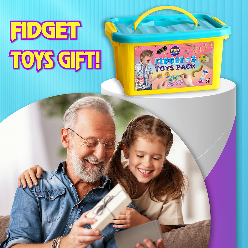 FunKidz Gift Fidget Box durable, non-toxic materials ensure safe play