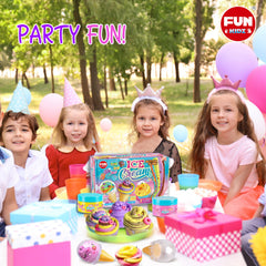 FUN KIDZ gift-ready slime set—perfect for birthdays or party favors.