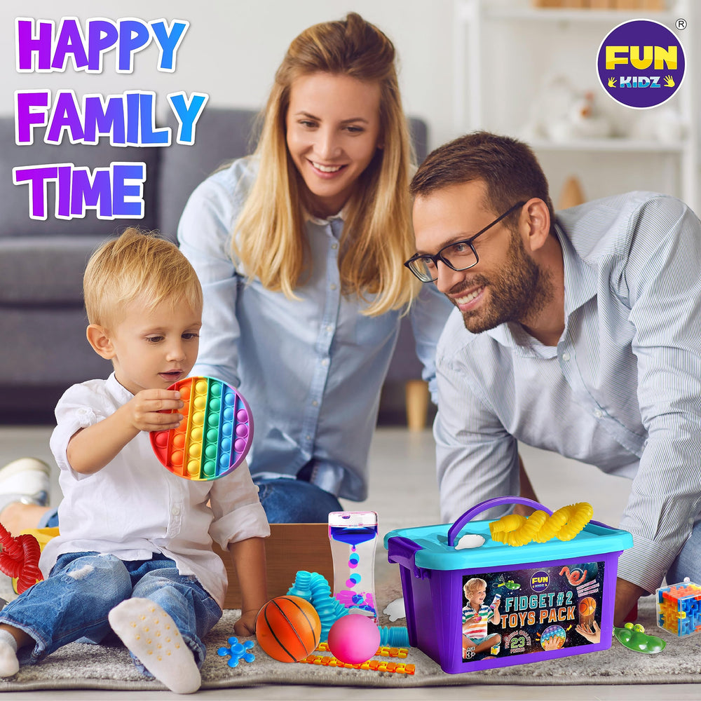 FUN KIDZ no-screen play promotes screen-free fun on the go.