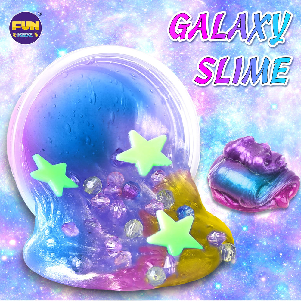 FUN KIDZ star charm bottle stores slime neatly