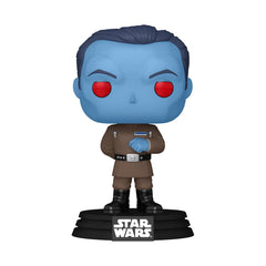 Funko Thrawn close-up view highlights detailed painting for fans and collectors
