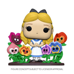 Funko Alice with Flowers close-up showing vibrant colors for shelf display