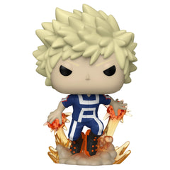 Funko Bakugo figure in training outfit for shelf display
