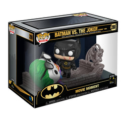 Funko Batman 80th batman-joker-1989-pop-moment enhances shelf display for DC fans.