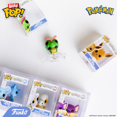 Funko Bitty Jolteon display case organizes your tiny collectibles neatly.