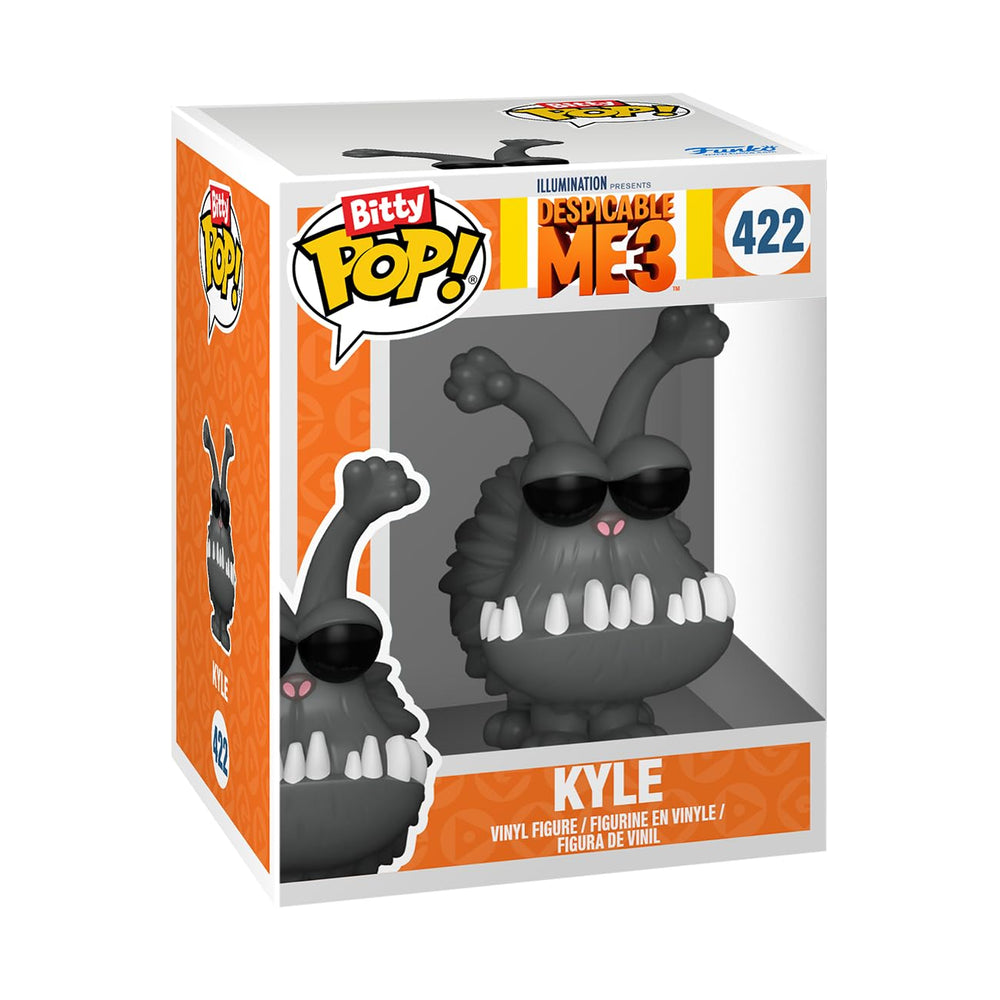 Funko Bitty Pop packaging emphasizes random mystery figure excitement.