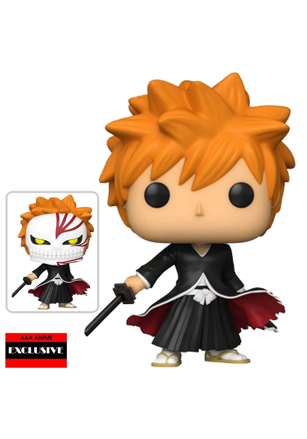 Funko Bleach Ichigo Bankai Tensa Zangetsu display shelf-ready figure