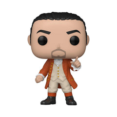Funko Pop Broadway Hamilton figure stands 3.75 inches, ideal for compact shelf display