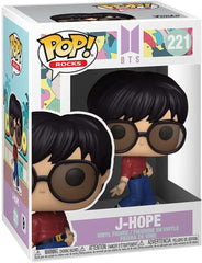 Funko BTS Dynamite J-Hope packaging image highlighting collectible box.