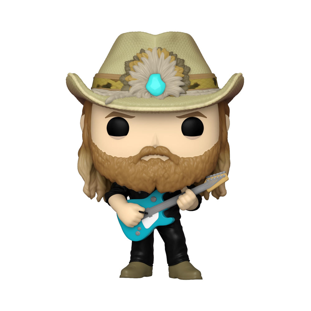 Funko Pop! Rocks Chris Stapleton side view for shelf styling and fan admiration.