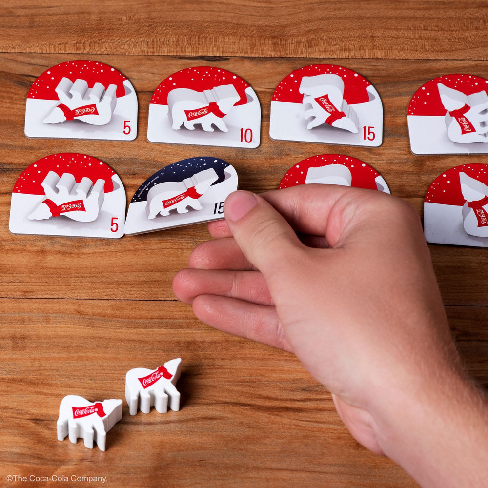Funko Coca-Cola Polar Rollers packaging ready for a two-to-six player session.