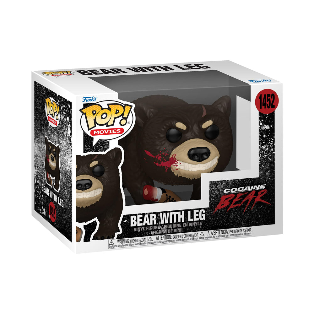 Funko Cocaine Bear close-up detail highlighting vivid paint and menace.