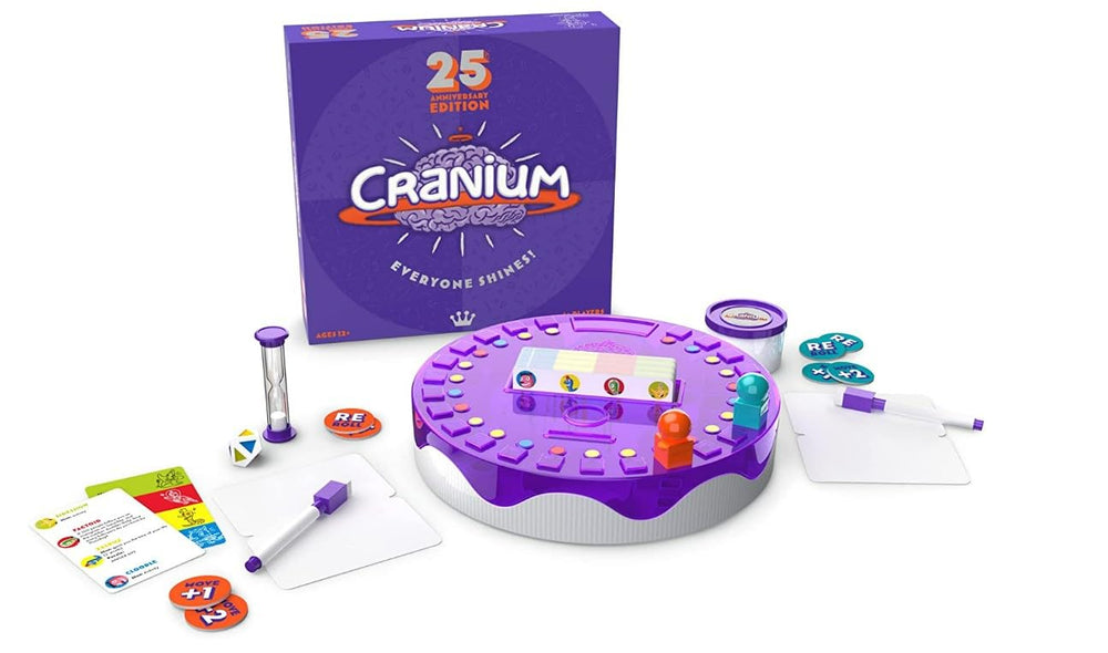 Funko Cranium 25th Anniversary Edition box front, ready for a family game night.