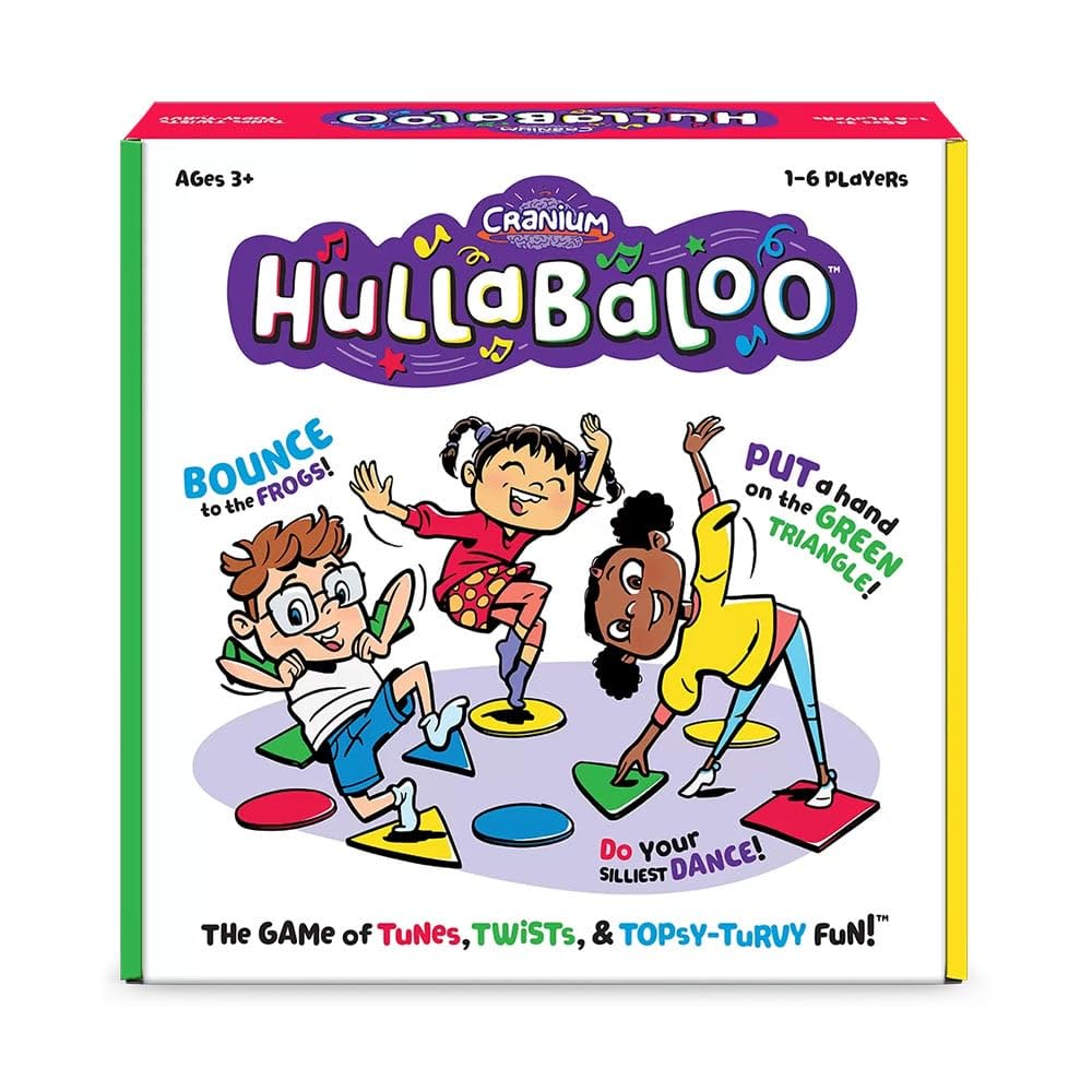 Funko Cranium Hullabaloo game cover showing kids dancing during play