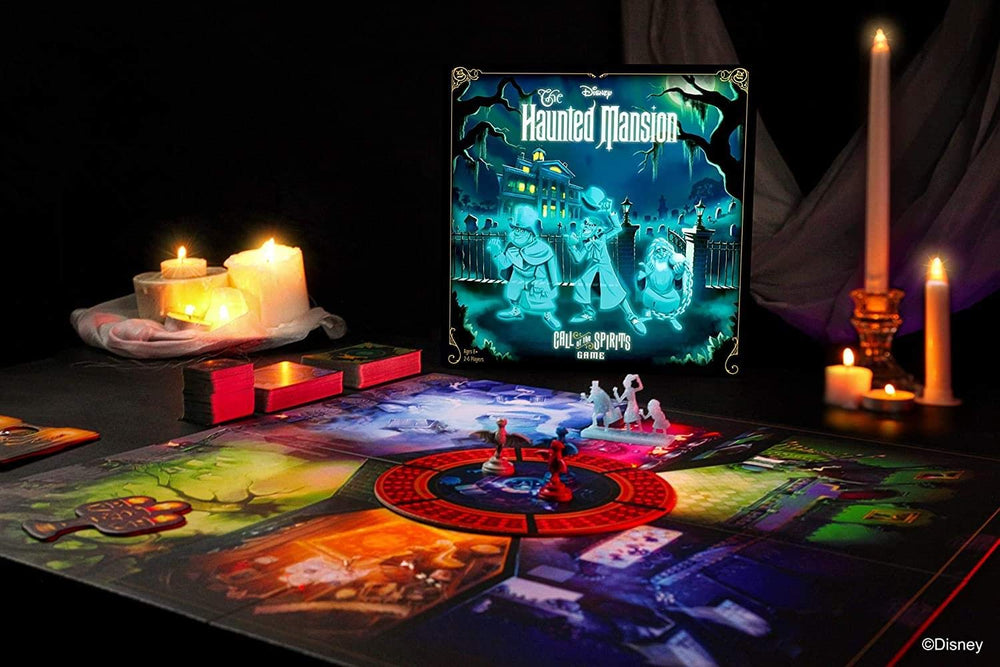 Funko Disney Haunted Mansion Endless Hallway guiding gameplay with Leota's Seance Room.