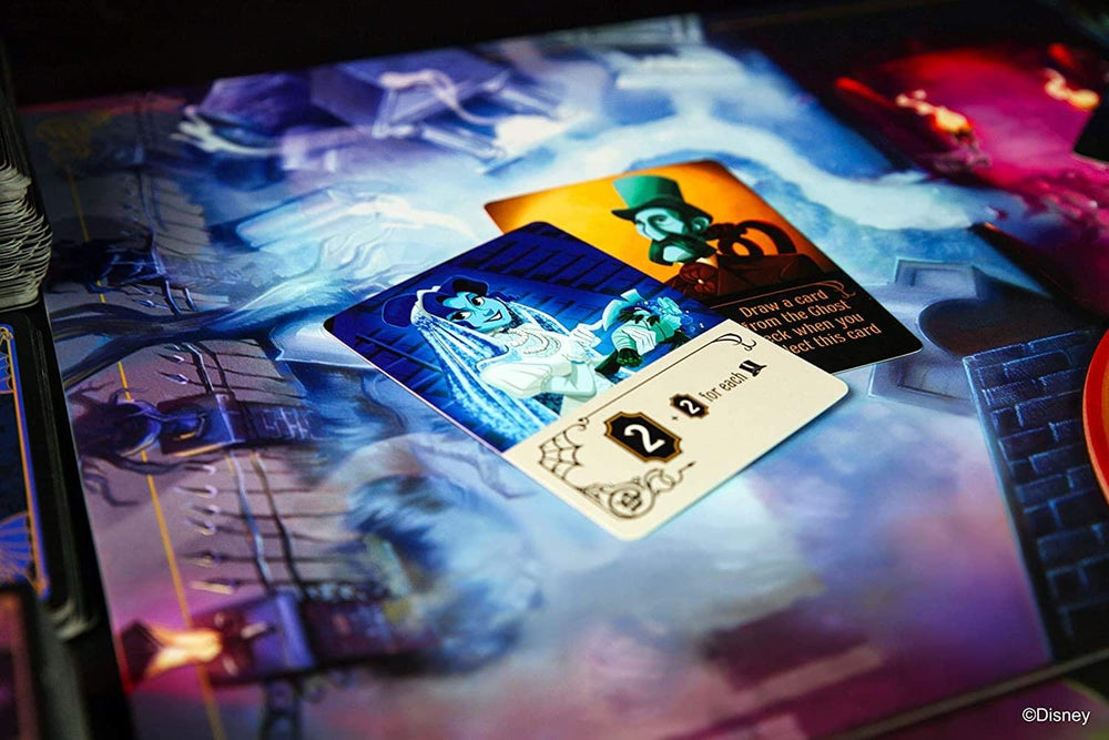 Funko Disney Haunted Mansion Hitchhiking Ghosts figure adding suspense to rounds.