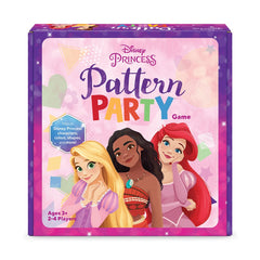 FUNKO GAMES Disney Princess Pattern Game spinner in action boosts color recognition.