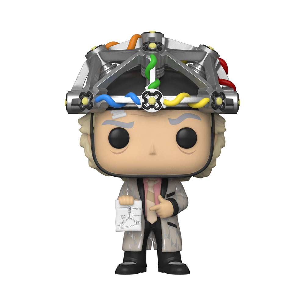 Funko Doc with Helmet front view ideal for shelf display
