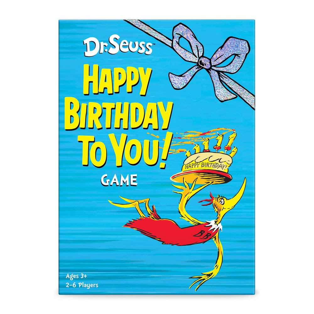 Funko Dr. Seuss Happy Birthday to You! Game cover artwork invites family celebration.