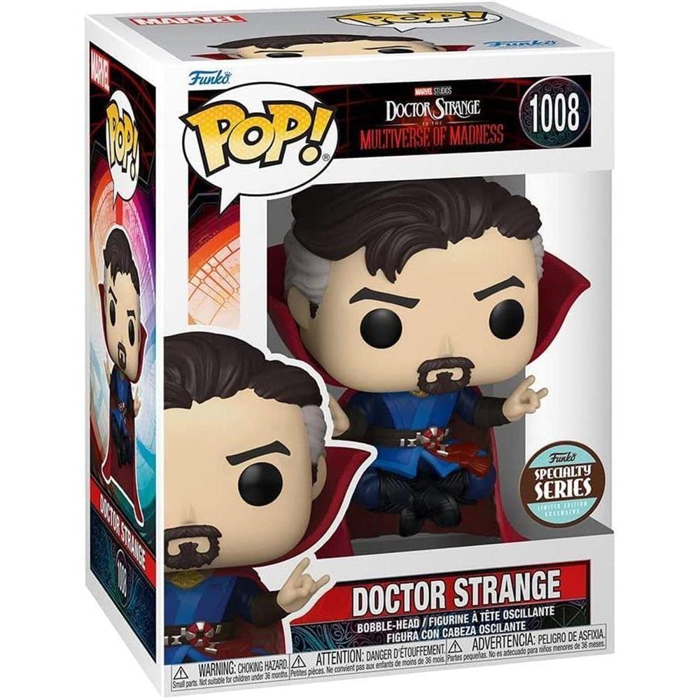 Funko Dr Strange multiverse of madness pose adds dynamic shelf drama.