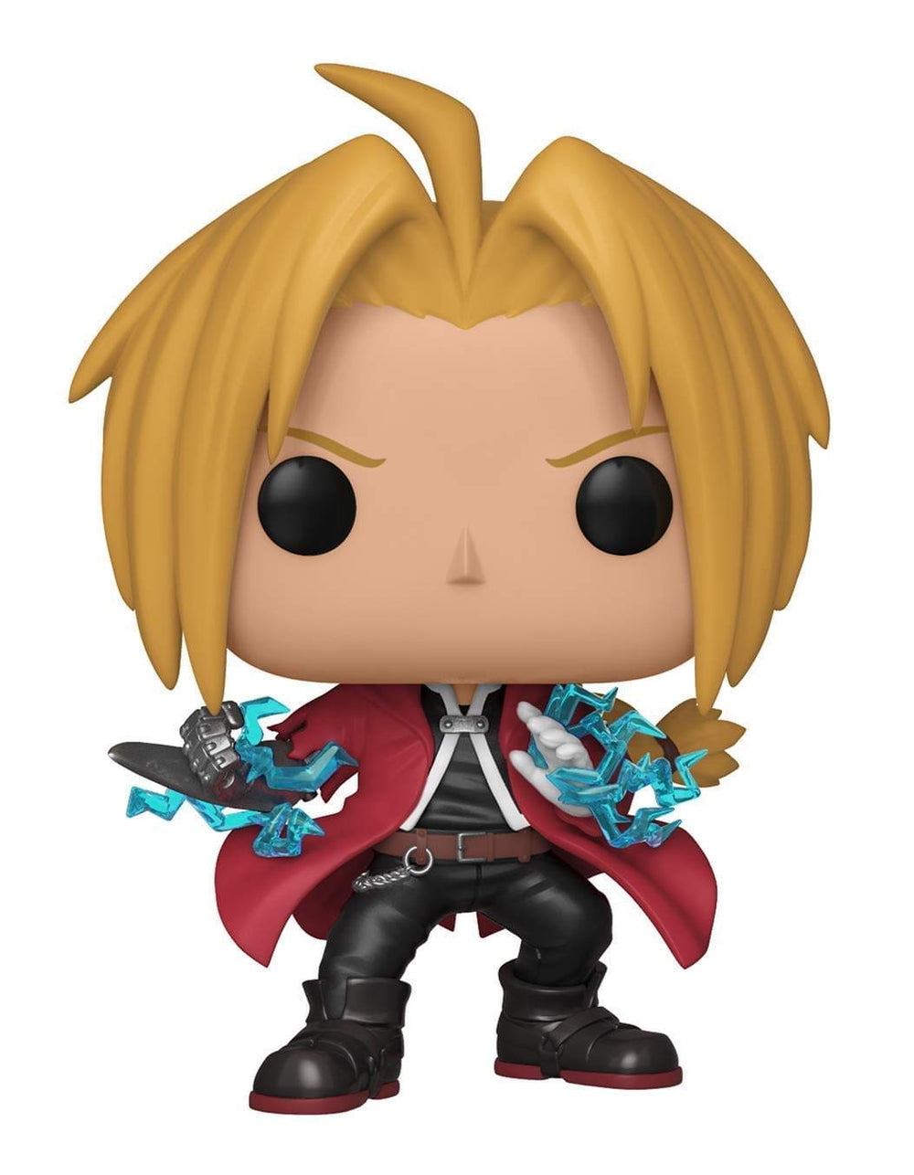 Funko Ed Full Metal Alchemist pop figure on shelf display